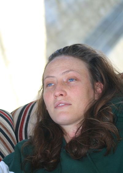 Portrait of young woman looking away