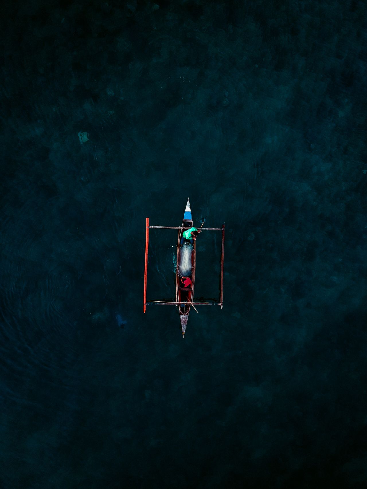 Beauty In Nature, Boat, Day, Drone Point Of View, Fisherman