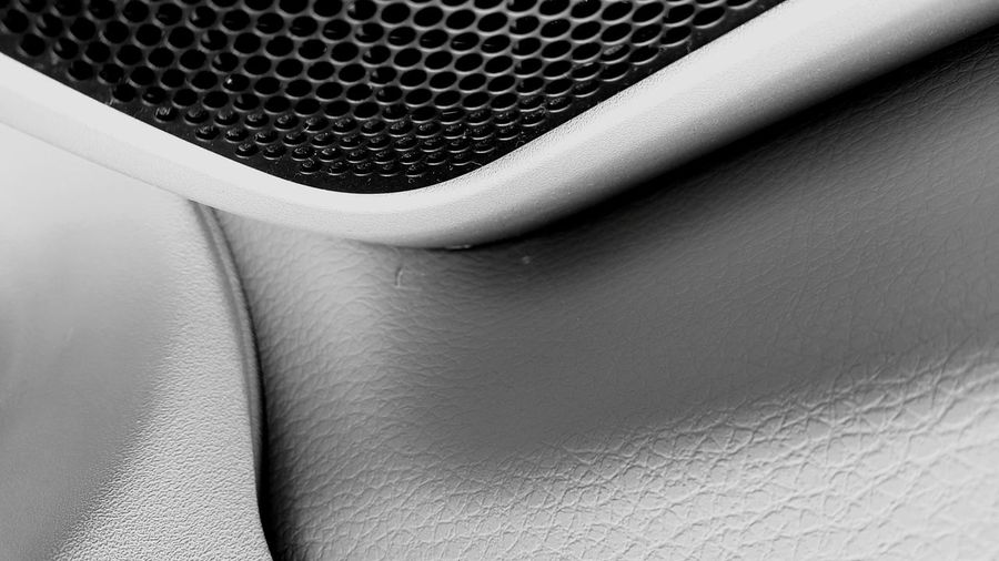 Detail shot of cropped seat