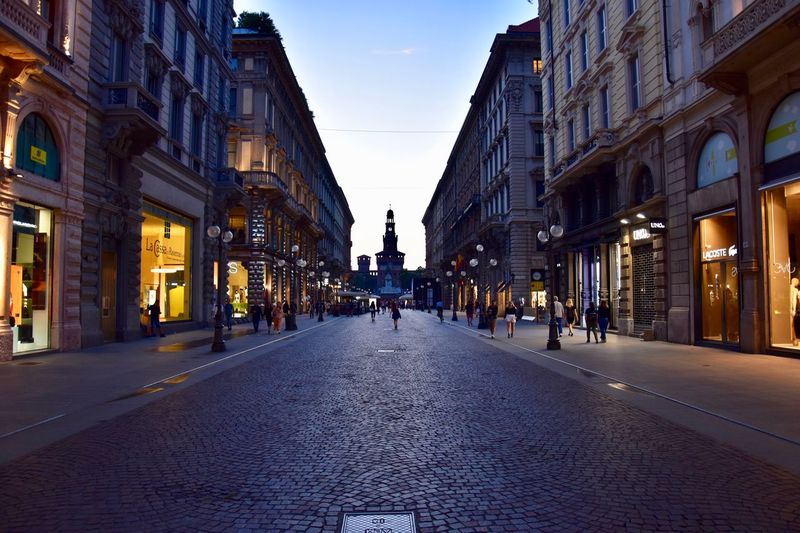 Milan in the evening