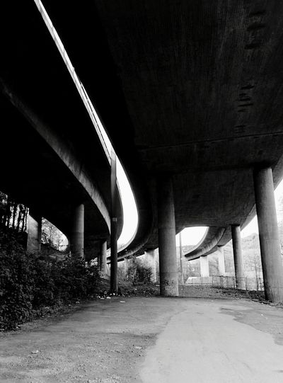 Underneath view of bridge
