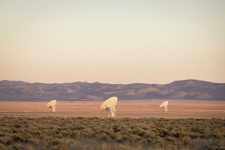 Very large array satellite dishes in new mexico