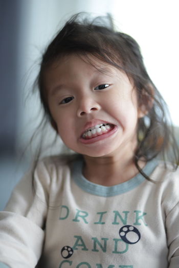 Portrait of cute girl