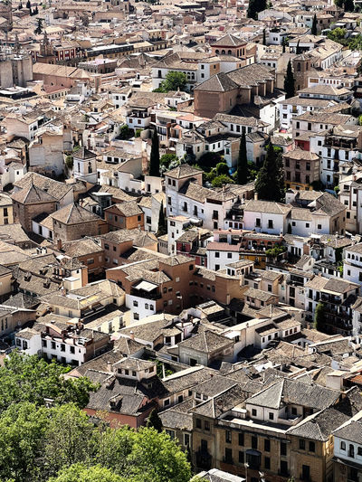 Spanish city from above