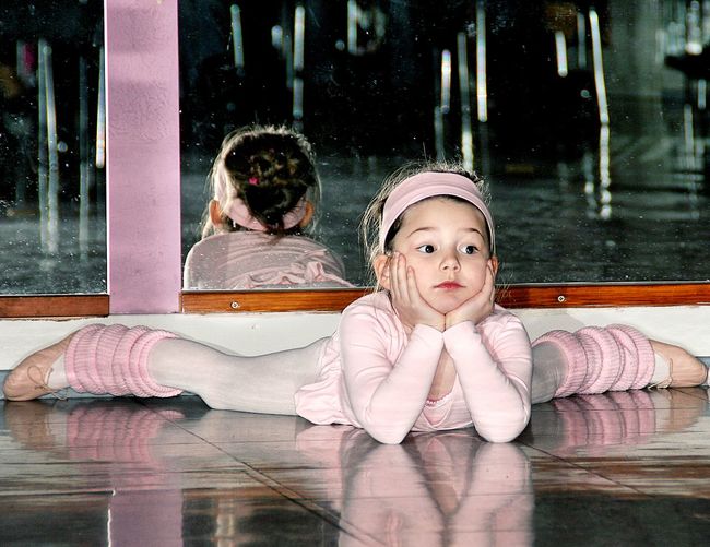 Portrait of a young ballerina
