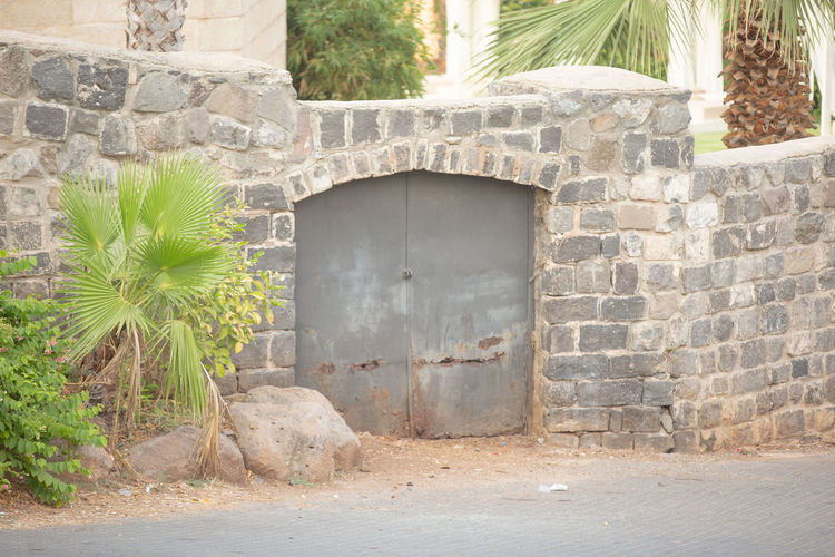 Entrance of old building