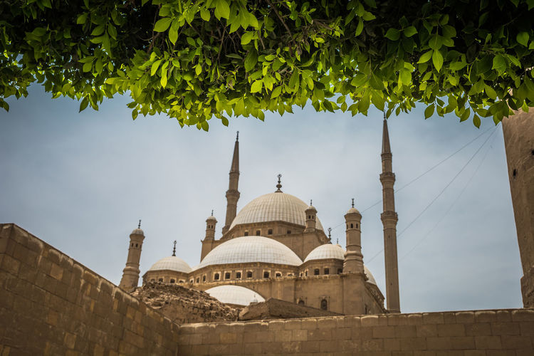 Mosque of muhammad ali against sky