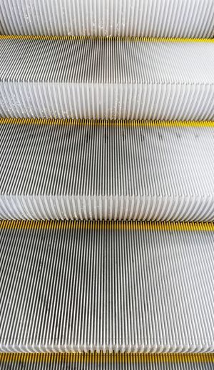 Full frame shot of escalator