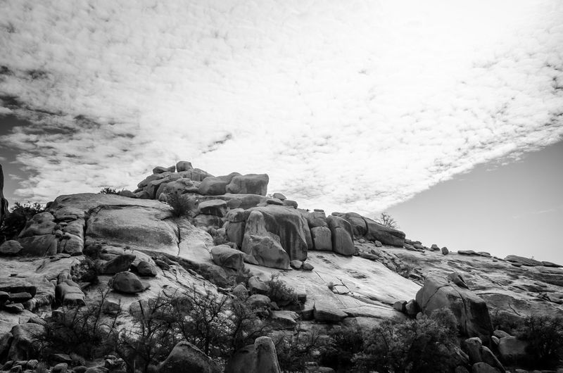 Rock formations against sky