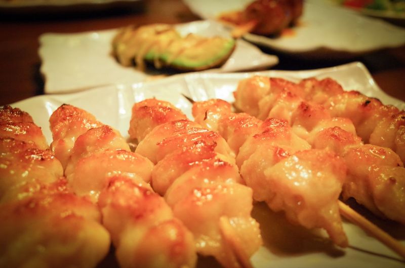 Close-up of sweet food in plate