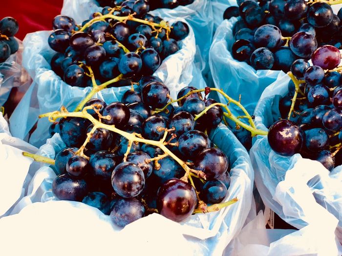 Market fresh grapes
