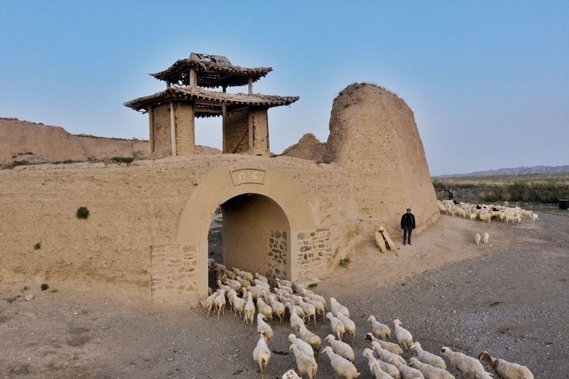 View of historical building against sky