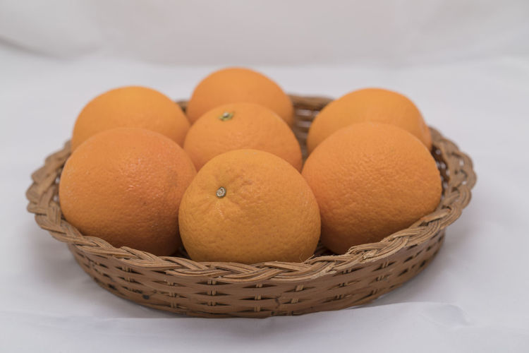 Close-up of fruits in basket