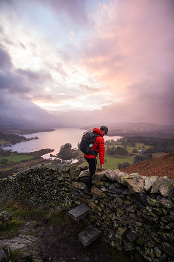 Sunrise over windermere