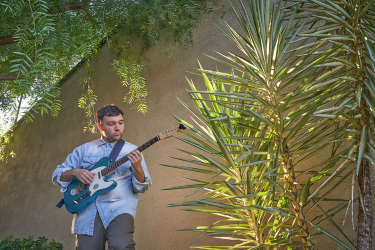 Man playing guitar