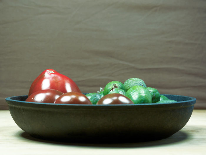 Close-up of fruits in bowl