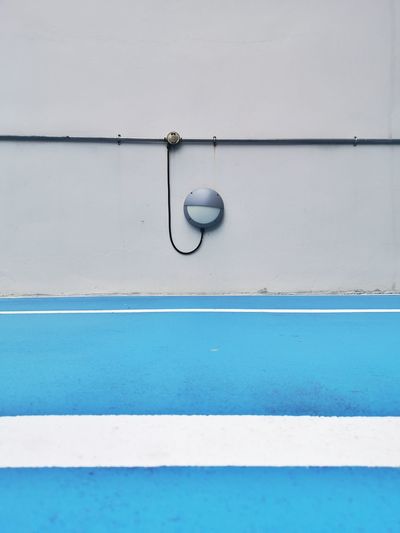 Full frame shot of swimming pool against wall