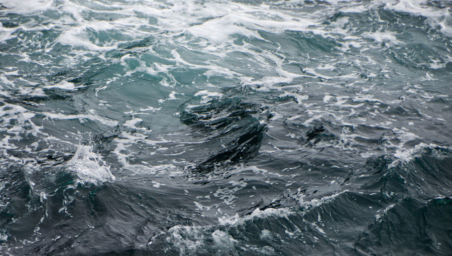 Full frame shot of heavy waves