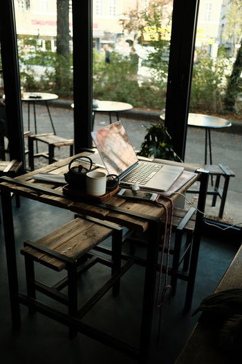 Chairs and table at home