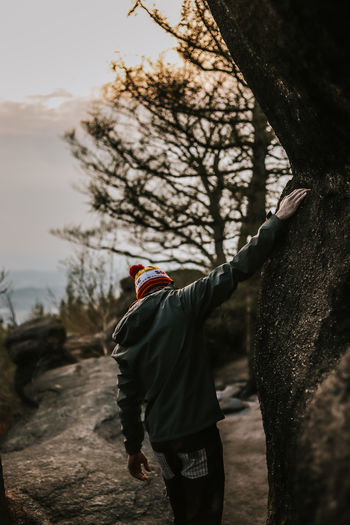 Men in mountains 