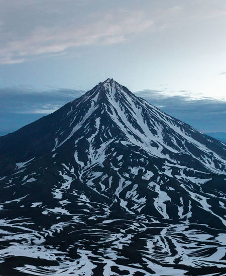 Koryaksky volcano. kamchatka.