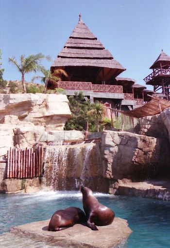 Built structure in water