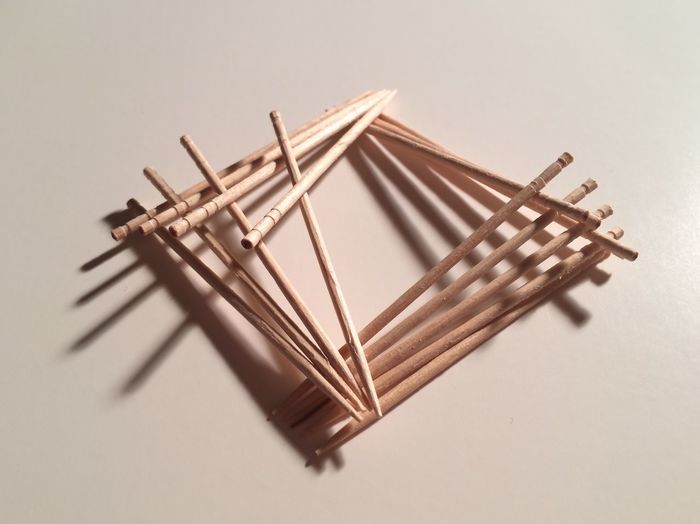 Close-up of object over white background