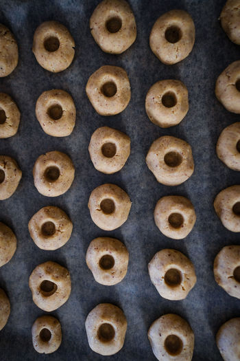 Full frame shot of cookies