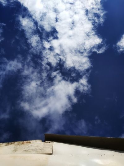 Low angle view of house against sky