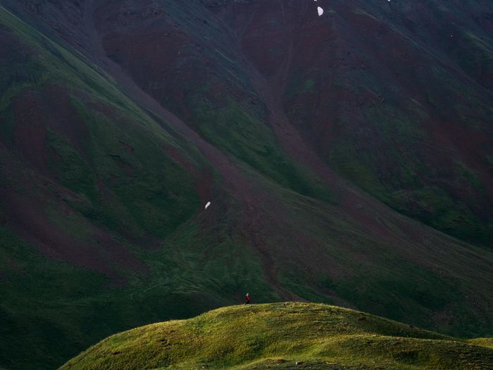 Scenic view of mountains