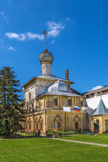 Church of virgin the hodegetria in rostov kremlin, russia