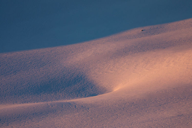 Aerial view of desert