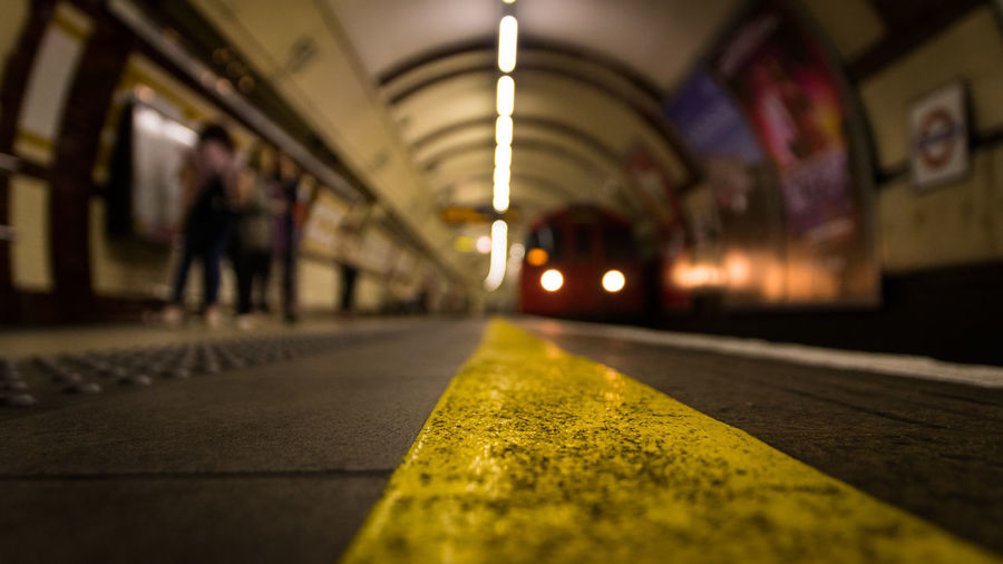 London underground station platform