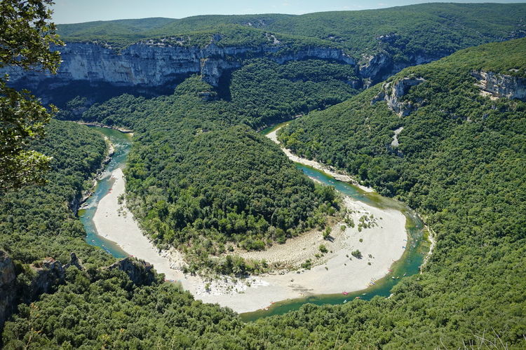 The ardeche gorges, south of france