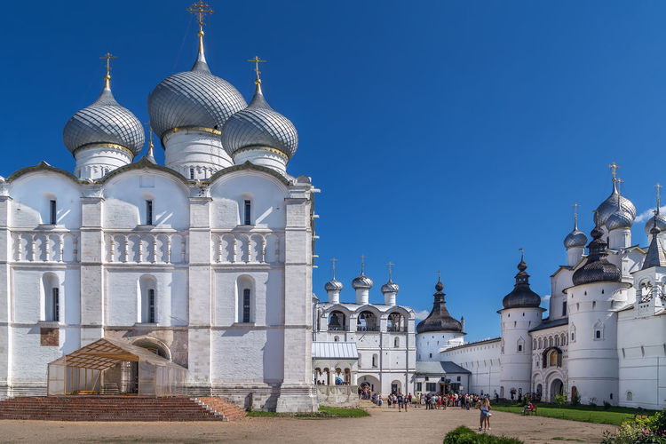 Rostov kremlin with assumption cathedral, russia