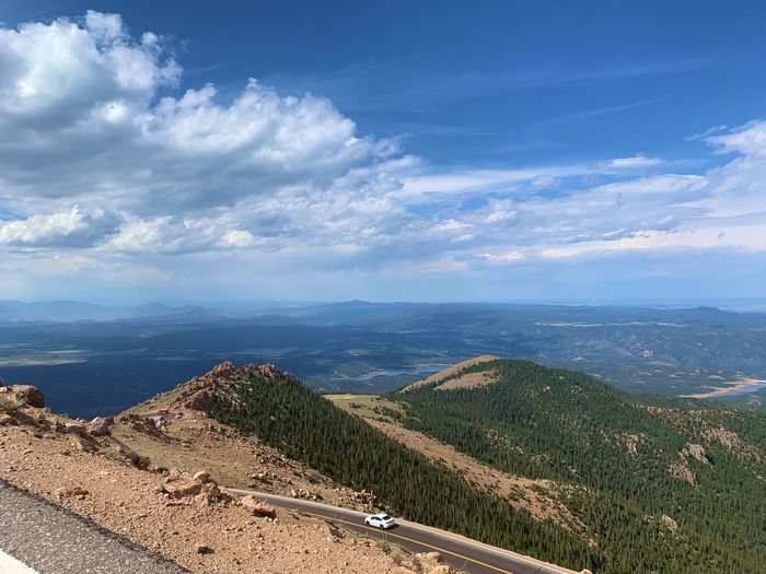 Drive up to pikes peak
