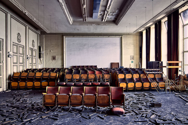 Forgotten and abandoned theatre in belgium 