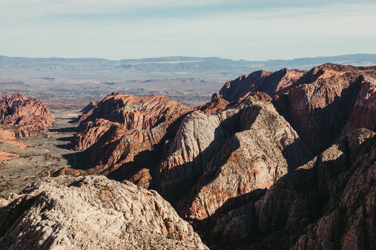 View from the snow canyon state park overlook trail in st. george utah