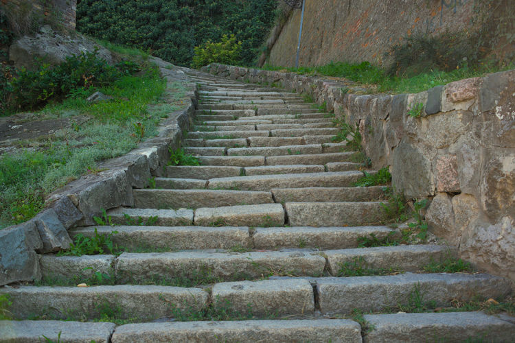 Low angle view of steps