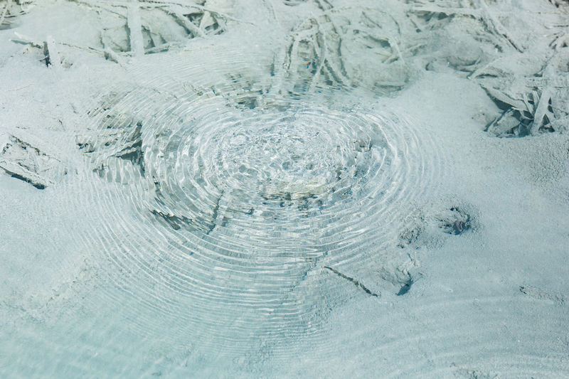 High angle view of water