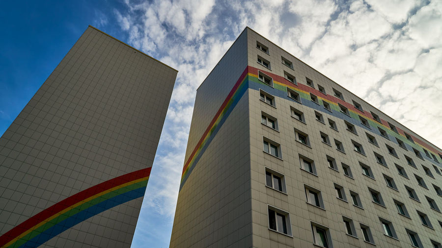 Rainbow building berlin lichtenberg