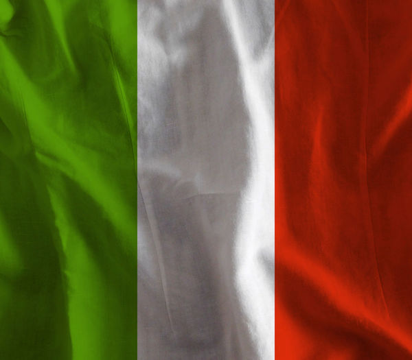 Full frame shot of italian flag