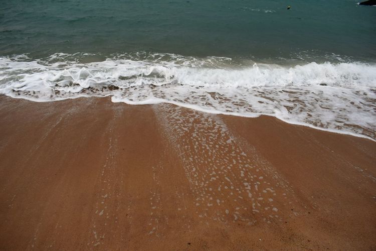 Scenic view of sea waves