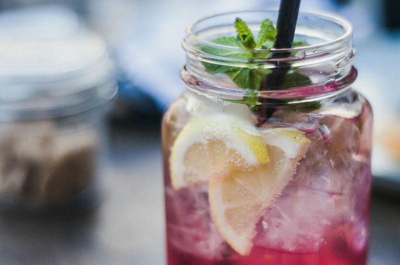 Close-up of cold drink