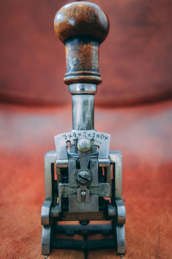 Close-up of rusty metal