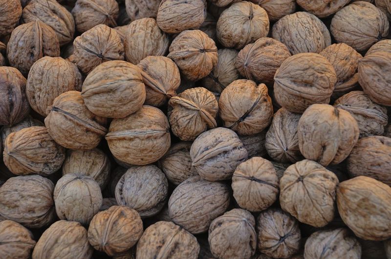 Nuts on a market