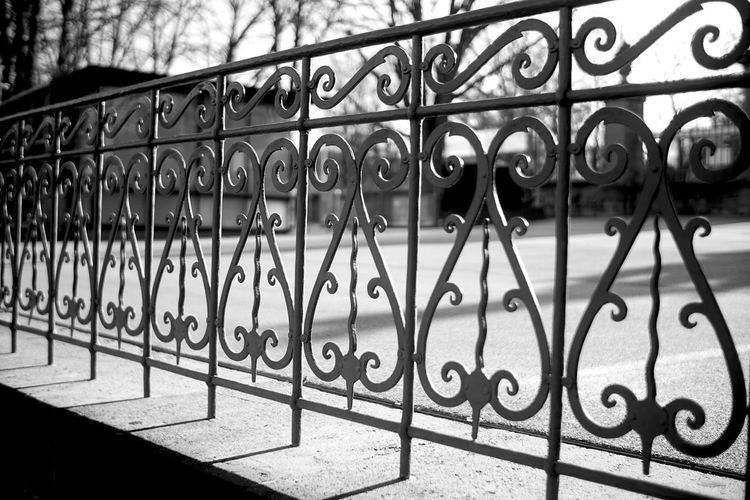 Metal gate of fence