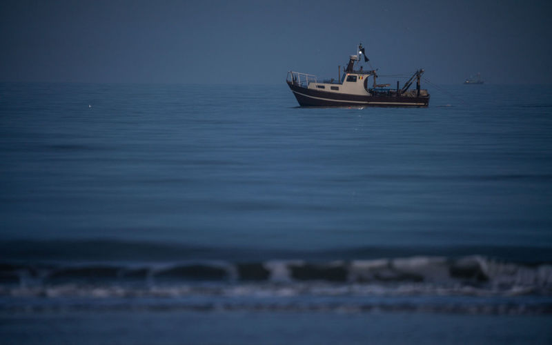 Boat in sea