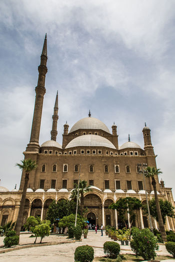 Mosque of muhammad ali against sky