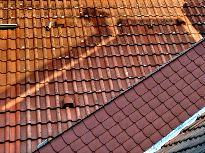 High angle view of rooftop